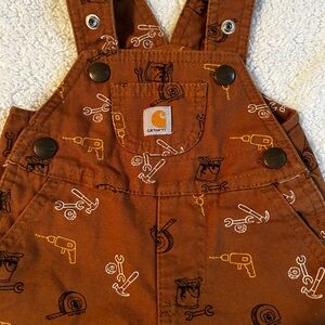 Carhartt Kids Overalls with Tool Print